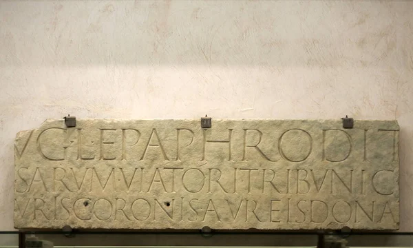 Похоронні Плити Терми Діоклетіана Римі Італія — стокове фото
