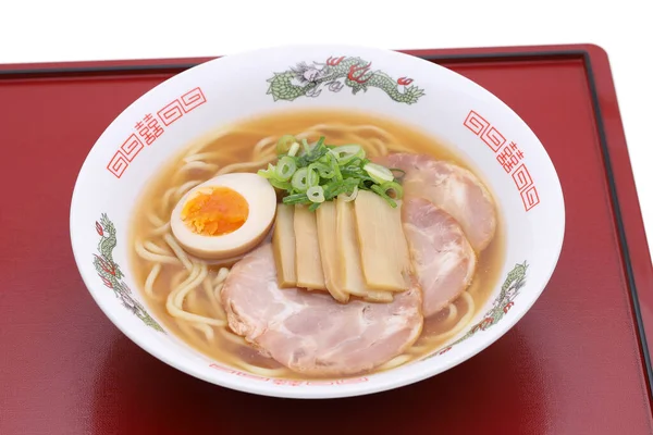 Japoński Miso Zupa Makaron Ramen Misce Tacy — Zdjęcie stockowe