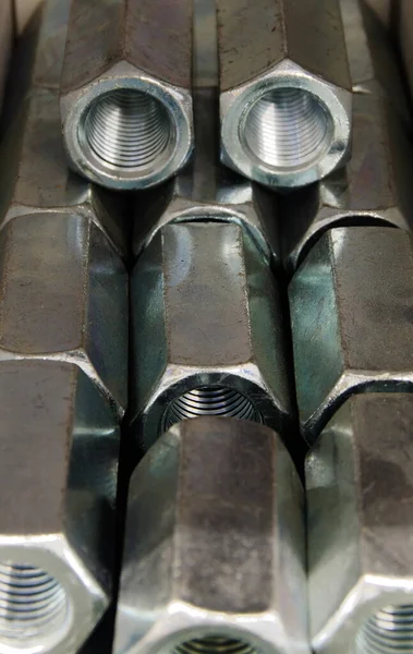Araba Şeklindeki Metal Vidalar — Stok fotoğraf