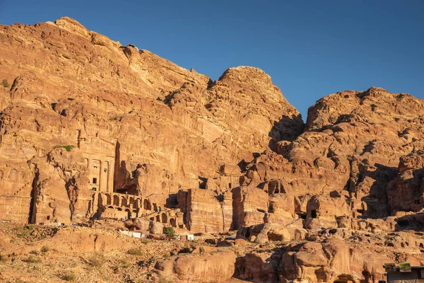 Las Ruinas Antigua Ciudad Petra Jordania — Foto de Stock