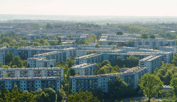 Uitzicht Woonwijk Berlijn Marzahn Hellersdorf Duitsland — Stockfoto