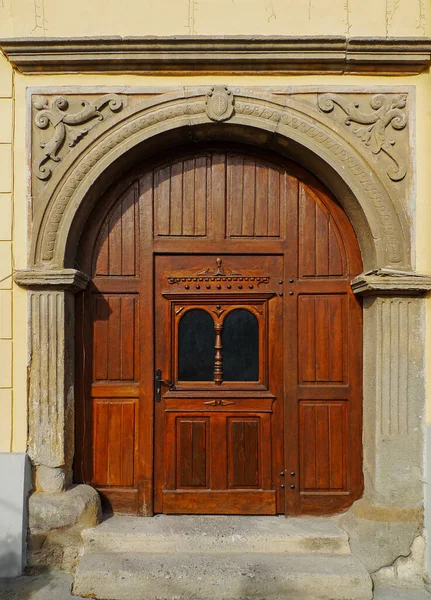 Old Wooden Door City Jerusalem Israel — Stock Photo, Image
