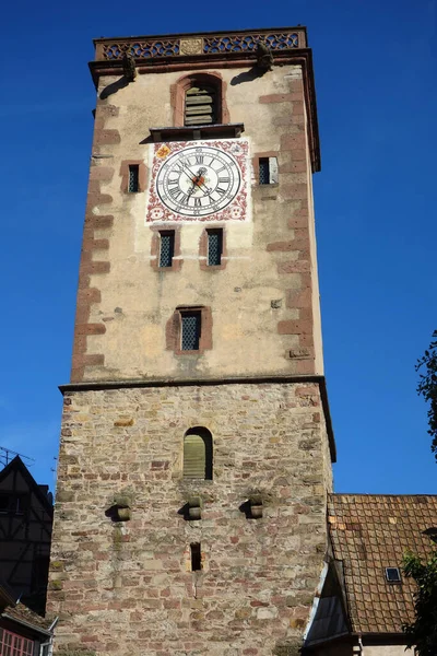 Tour Horloge Dans Centre Ville République Tchèque — Photo
