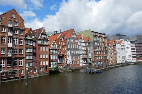 Nikolaifleet Ciudad Hanseática Hamburgo —  Fotos de Stock