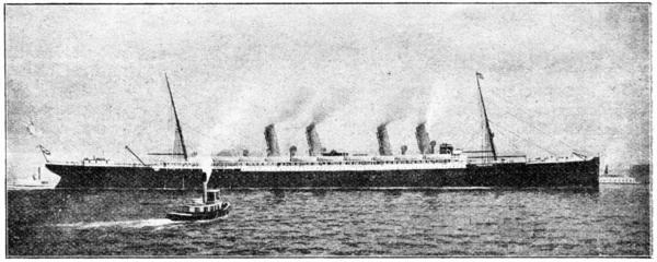 Navire Transatlantique Allemand Kaiser Wilhelm Der Grosse Illustration Xixe Siècle — Photo