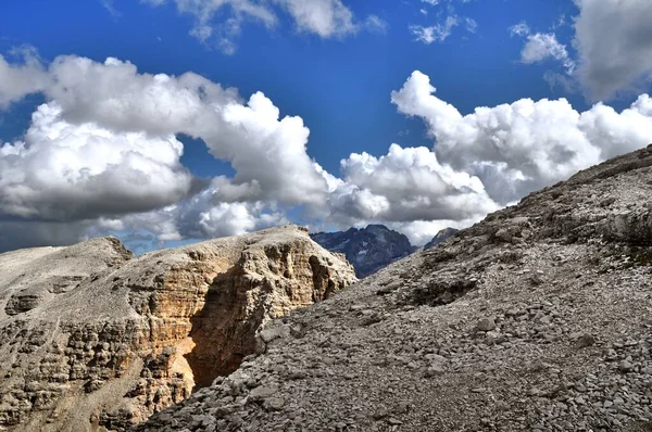 Dolomiten Canazei Passo Pordoi Arabba — Foto Stock