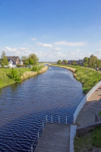 Θέα Του Ποταμού Στις Κάτω Χώρες — Φωτογραφία Αρχείου