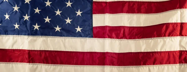 Bandeira Americana Com Bandeiras Nacionais Dos Estados Unidos América — Fotografia de Stock