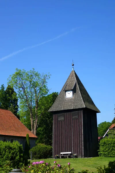 Heidekirche Magdalenen Undeloh — Stock Photo, Image