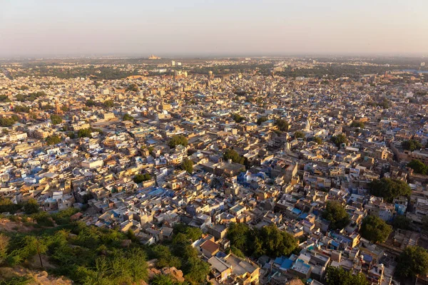 Jaisalmer Wird Die Goldene Stadt Genannt Weil Ihre Häuser Aus — Stockfoto