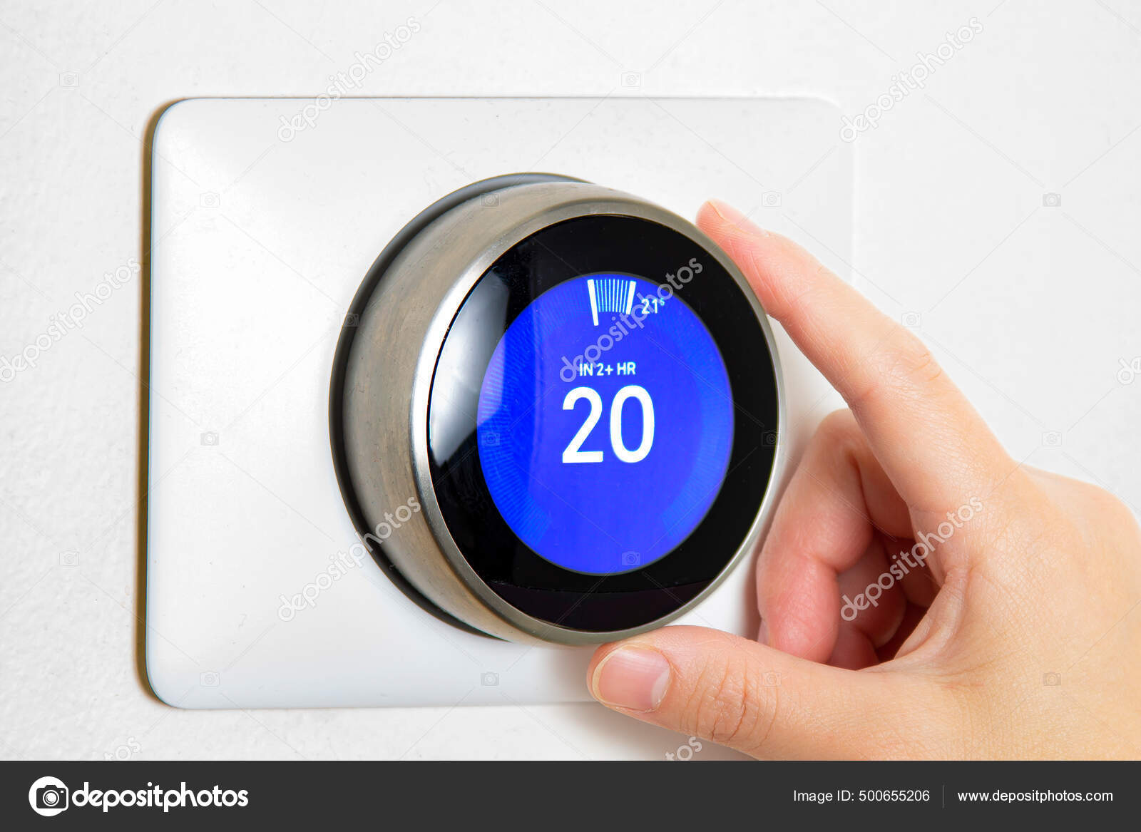 Person Cooling Home Air Conditioning Temperature Centigrade Celsius