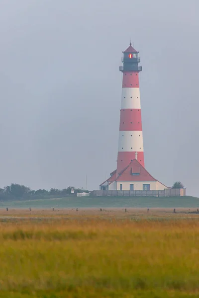 Farol Praia — Fotografia de Stock