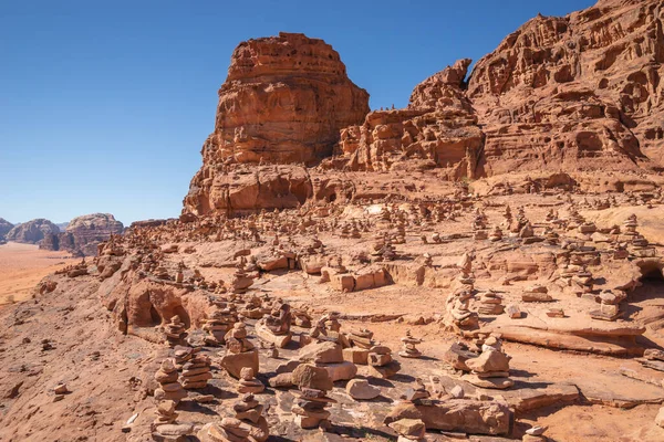 Bellissimo Paesaggio Del Wadi Rum Jordan — Foto Stock