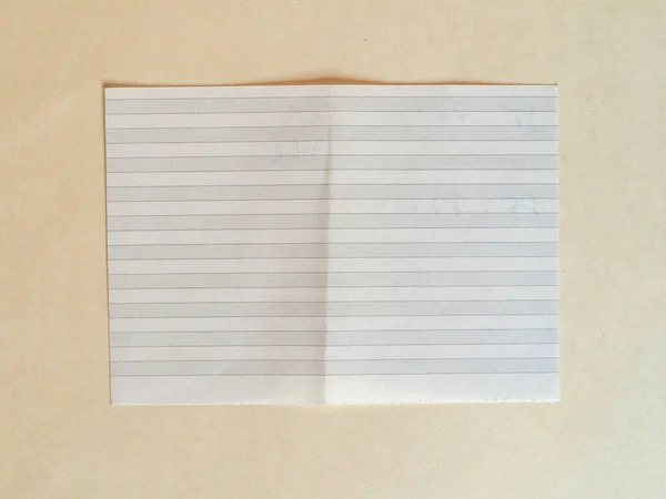 Vieille Note Papier Avec Fond Blanc — Photo