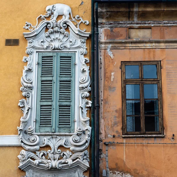 Altes Fenster Der Stadt Venedig — Stockfoto