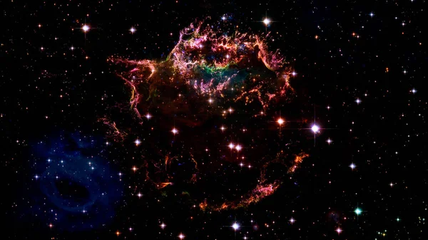 Sombre Espace Interstellaire Nébuleuse Foncée Éléments Cette Image Fournis Par — Photo