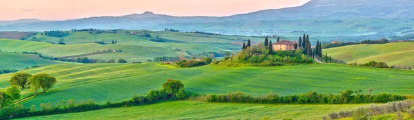 Tusthe Italie Juli 2019 Prachtig Landschap Van Pienza Umbria Ital — Stockfoto
