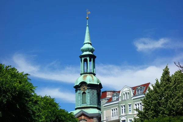 Kościół Trójcy Hamburgu Sankt Georg — Zdjęcie stockowe