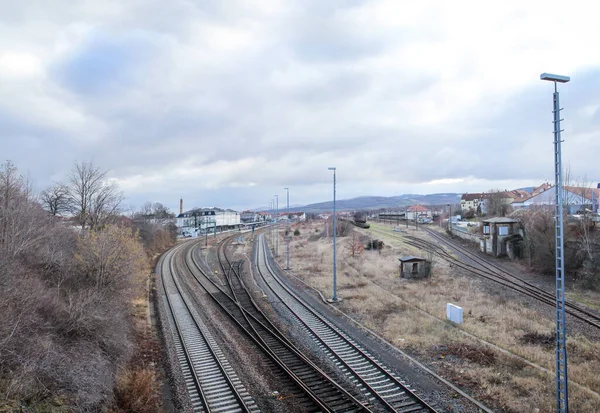 Turnouts Rails Scenes Railway History — Stock Photo, Image