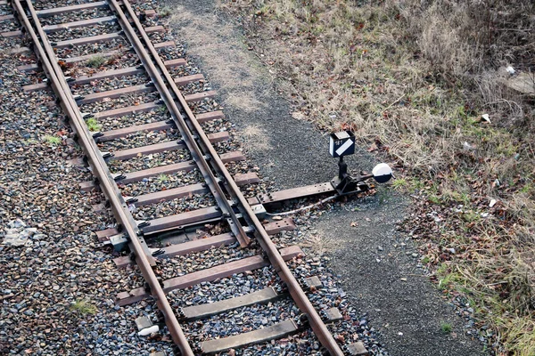 Salidas Carriles Escenas Historia Del Ferrocarril — Foto de Stock