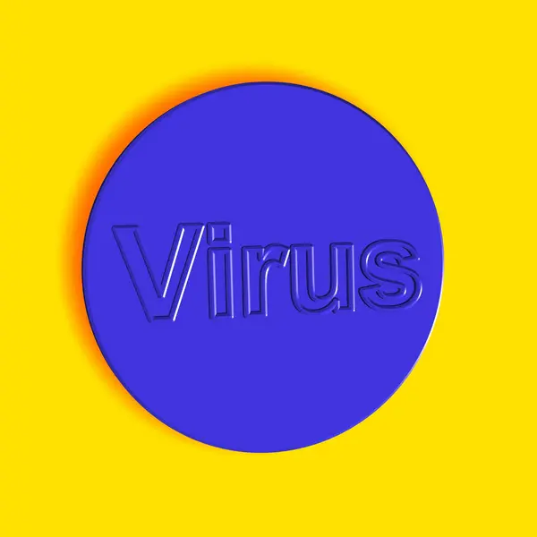 Virus Wort Oder Text Als Illustration Rendering — Stockfoto