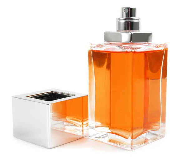 Frasco Perfume Aislado Sobre Fondo Blanco — Foto de Stock