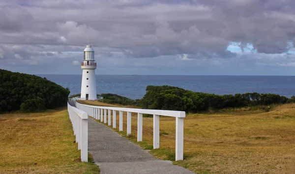 Faro Costa Isla Helgoland — Foto de Stock