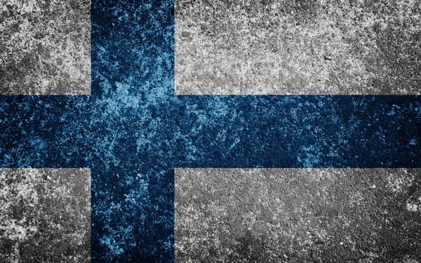 Гранж Флаг Швеции Старой Текстурой — стоковое фото