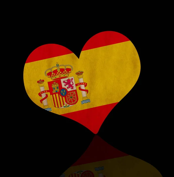 Corazón Con Bandera Belgium —  Fotos de Stock