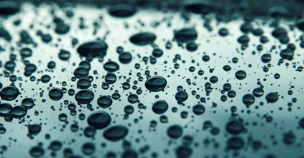 Gotas Água Vidro — Fotografia de Stock