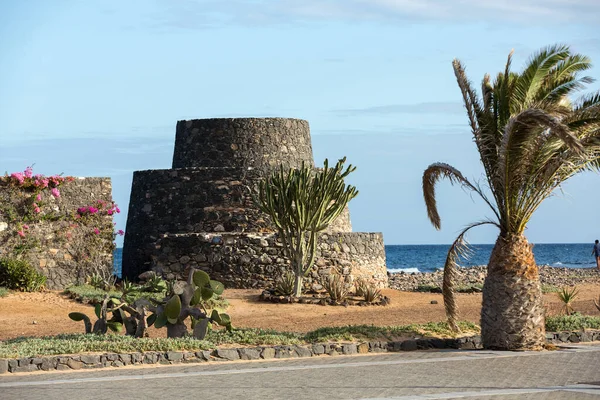 Caleta Fuste Antik Kale Kanarya Adası Fuerteventura Spanya — Stok fotoğraf