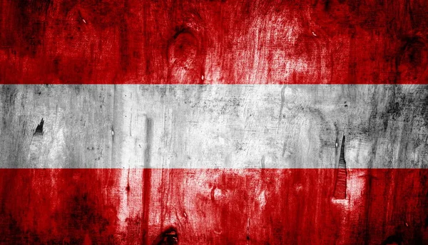 Flag Denmark Painted Old Paper — Stock Photo, Image