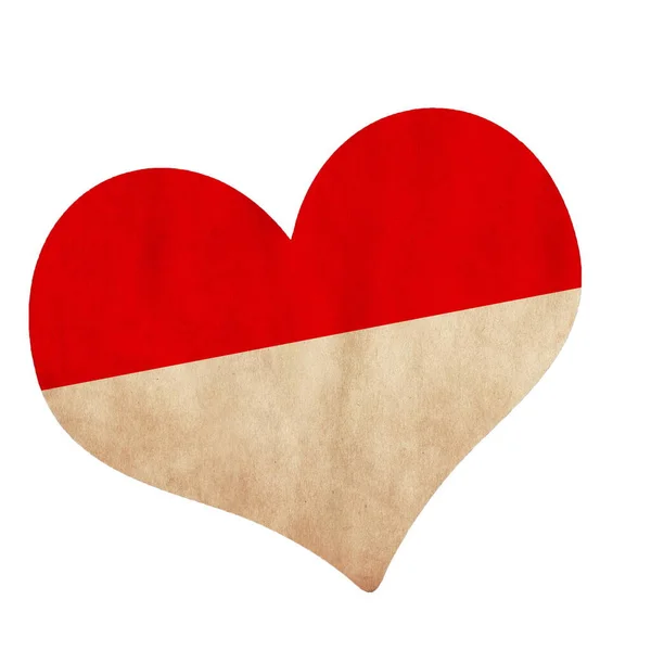 Corazón Con Corazones Rojos —  Fotos de Stock