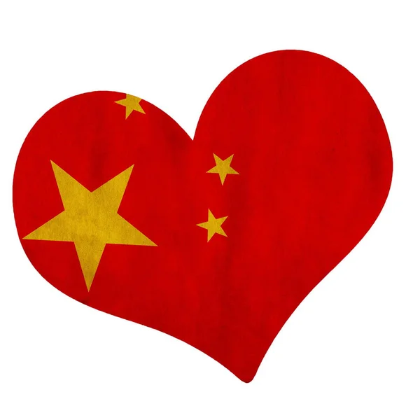 Vietnams Flagga Vit Bakgrund — Stockfoto