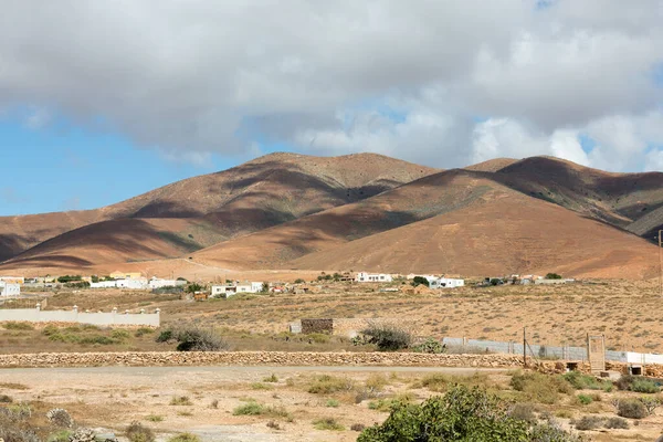 Paisaje Campos Montañas Cerca Del Pueblo Antigua Fuerteventura Islas Canarias — Foto de Stock