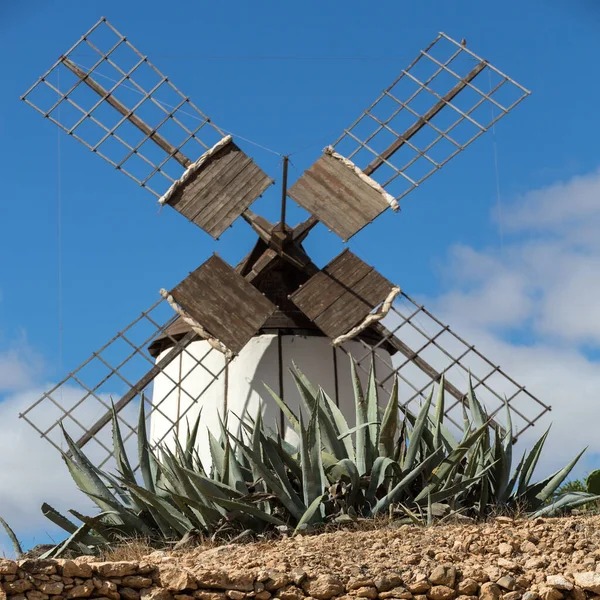Old Windmill Antigua Village Fuerteventura Canary Islands Spain — Stock Photo, Image
