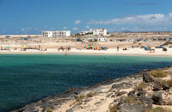Spiaggia Del Castillo Cotillo Fuerteventura Isola Delle Canarie Spagna — Foto Stock