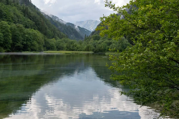 Der Schönste See Österreichs Grüner See — Stockfoto