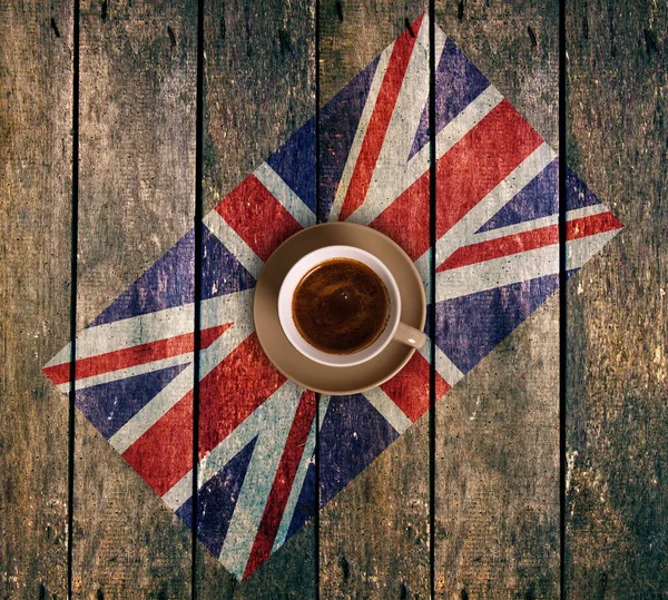 Cup Coffee Mug Country Flag — Stock Photo, Image