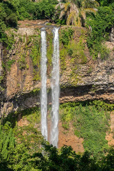 Chamarel Wasserfall Auf Mauritius Indischen Ozean — Stockfoto