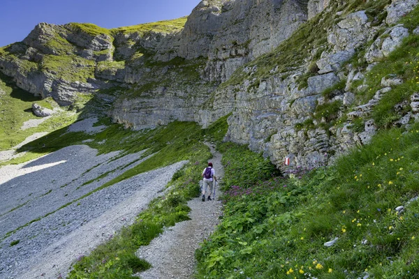 Turistika Rofanských Horách — Stock fotografie