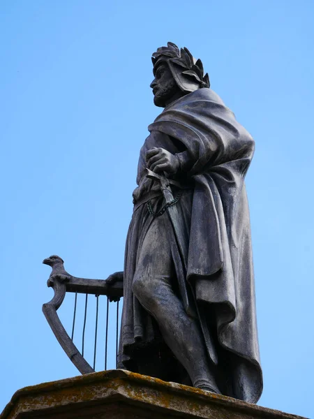 Статуя Женщины Городе Праги — стоковое фото