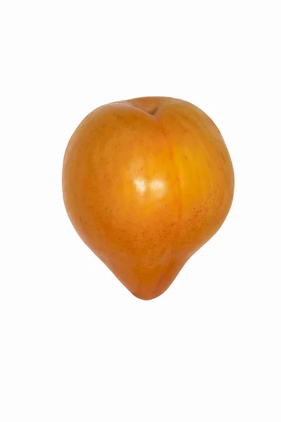 Fresh Ripe Yellow Mango Isolated White Background — Stock Photo, Image