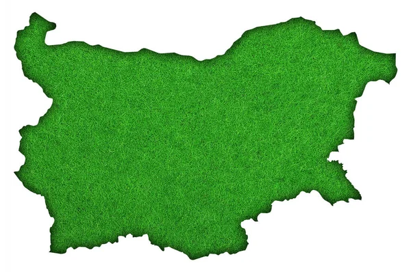 Mapa Verde Nigeria Bandeira País Fundo Branco — Fotografia de Stock