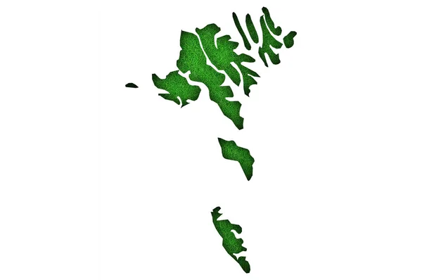 Карта Канады Зеленым Листом Белом Фоне — стоковое фото