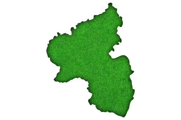 Mapa Irlanda Con Hoja Verde Sobre Fondo Blanco — Foto de Stock