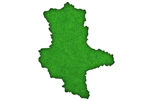 Χάρτης Της Nigeria Σημαία Λευκό Φόντο — Φωτογραφία Αρχείου