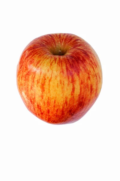 Červené Jablko Izolované Bílém Pozadí — Stock fotografie
