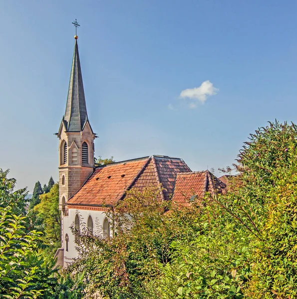 Evangelische Kirche Markdorf Bodeseekreis — Foto Stock