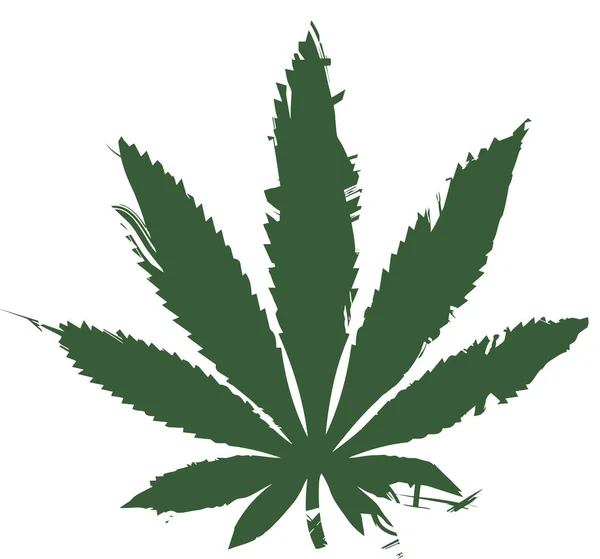 Cannabis Cáñamo Medicinal Medicina Legal Hierba Droga Hierba Ilustración — Foto de Stock